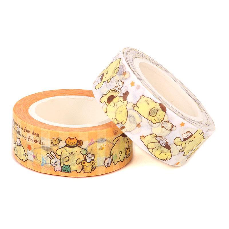 Sanrio Original Paper Tape Set [D734PN] - Pompompurin